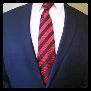 Men’s Kiss Ties Black/Red Tie